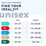 Unisex Adult Absorbent Underwear Prevail Per-Fit Extra Pull On with Tear Away Seams X-Large Disposable Heavy Absorbency