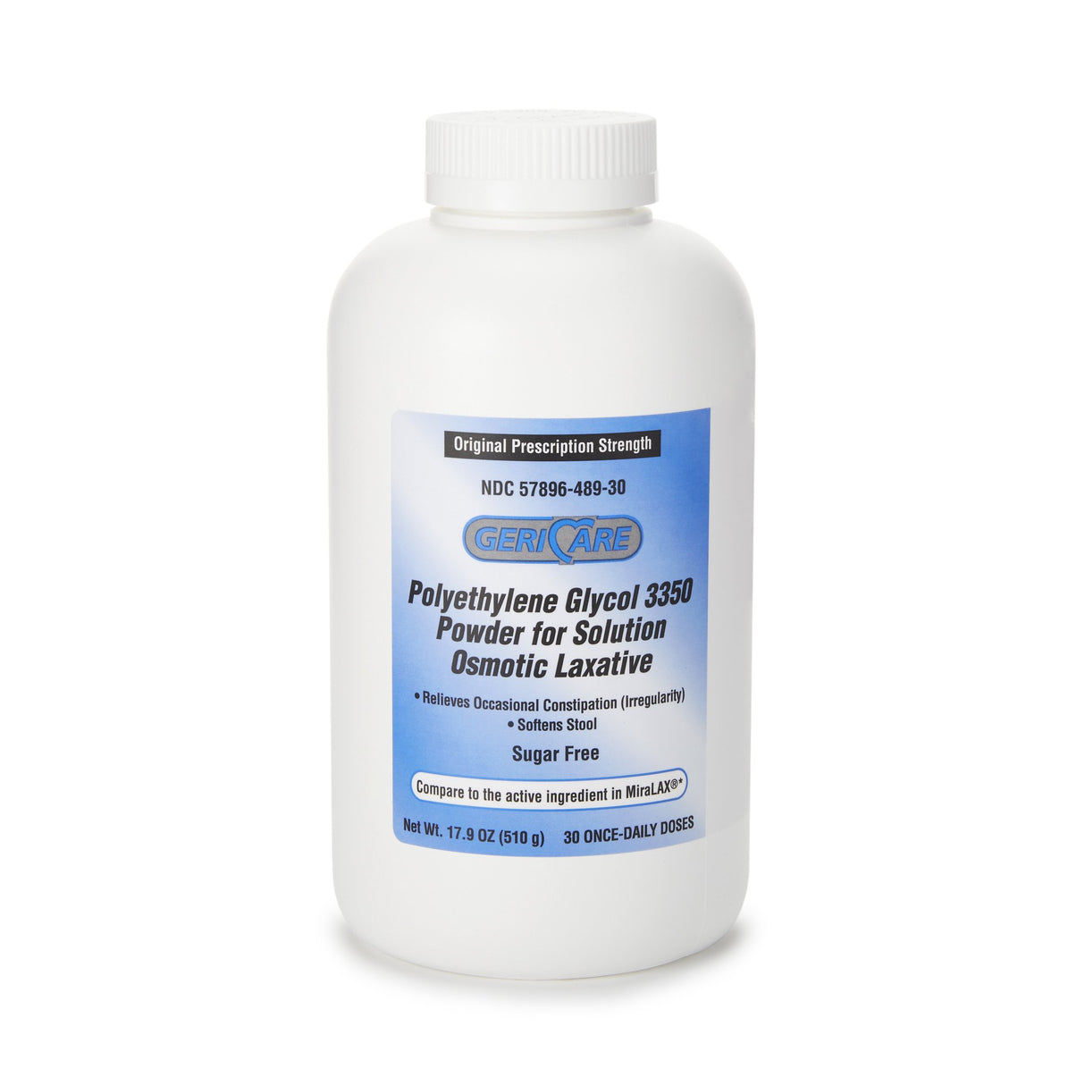 Laxative Geri-Care Powder 17.9 oz. Polyethylene Glycol 3350