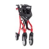 Andador con ruedas Nitro Sprint Rollator, color rojo