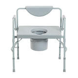 Bariatric Drop Arm Bedside Commode Chair