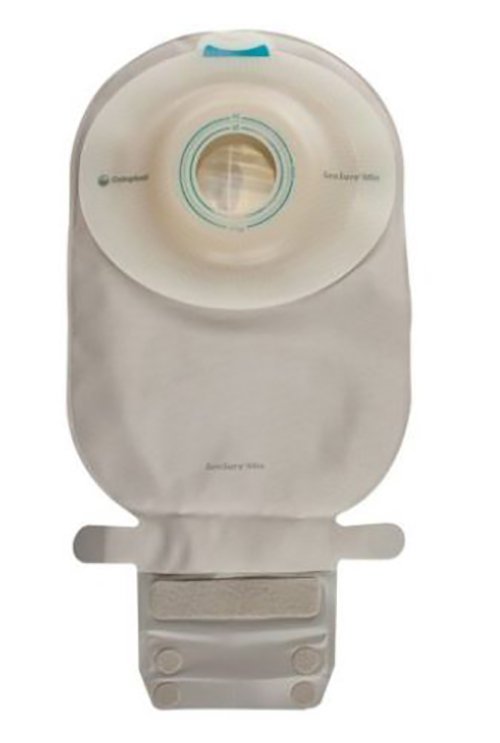 Ostomy Pouch SenSura Mio Convex One-Piece System 11 Inch Length, Maxi Deep Convex, Pre-Cut 1-3/8 Inch Stoma Drainable