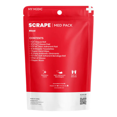 First Aid Medical Pack My Medic MED PACKS Scrape Pouch