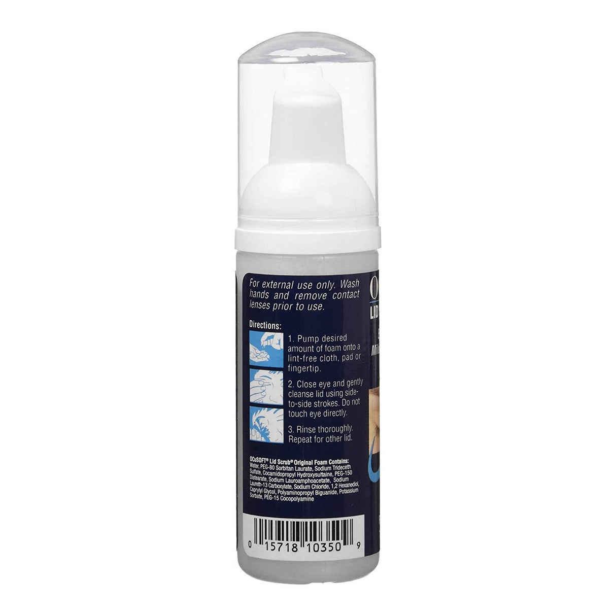Eyelid Cleanser OCuSOFT Lid Scrub 1.69 oz. Topical Foam