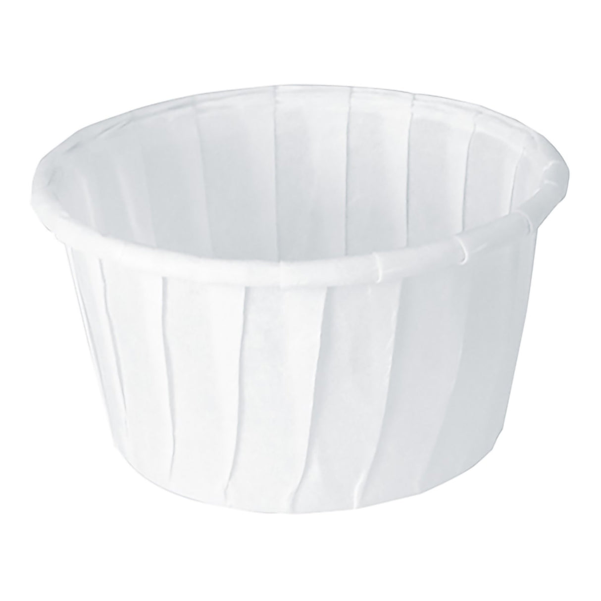 Souffle Cup Solo 1.25 oz. White Paper Disposable
