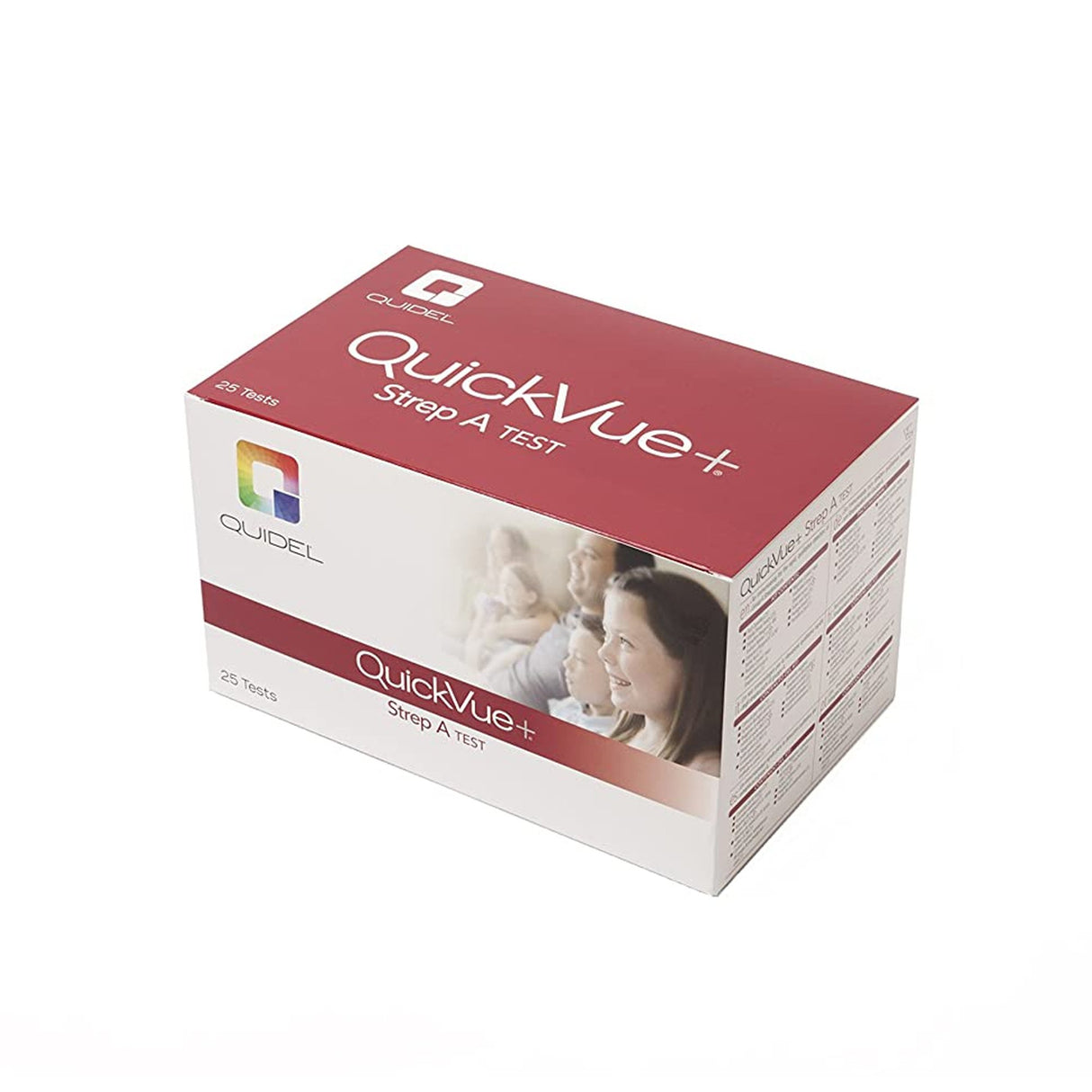 Respiratory Test Kit QuickVue+ Strep A Strep A Test 25 Tests CLIA Non-Waived