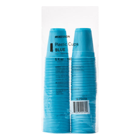Drinking Cup McKesson 5 oz. Blue Polypropylene Disposable