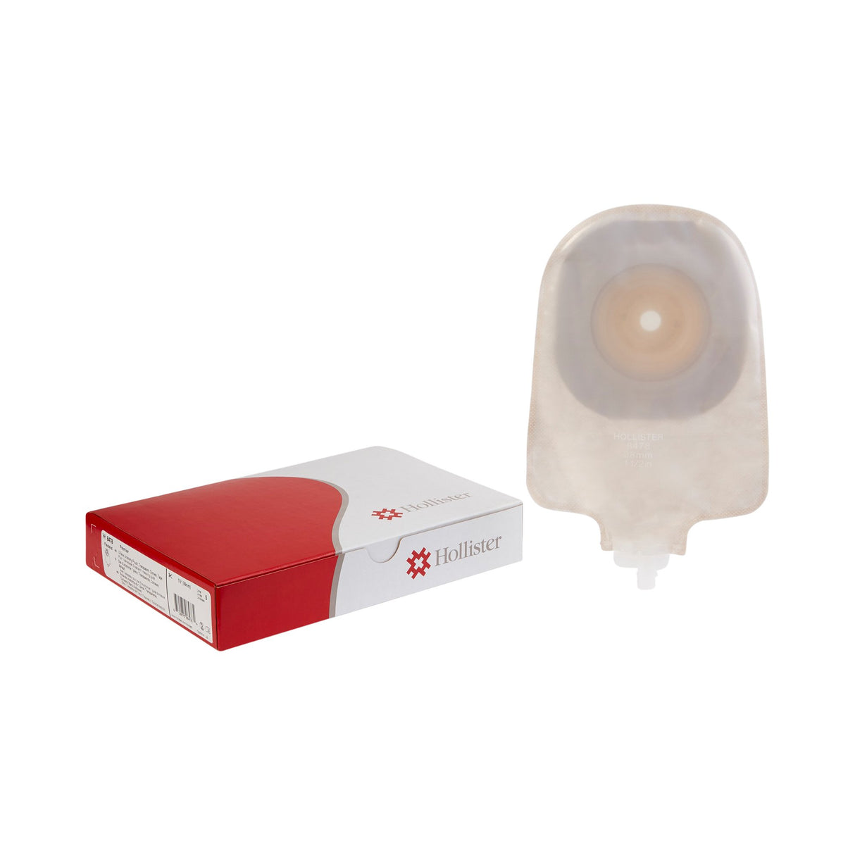 Urostomy Pouch Premier One-Piece System 9 Inch Length Trim To Fit Up to 1-1/2 Inch Stoma Drainable