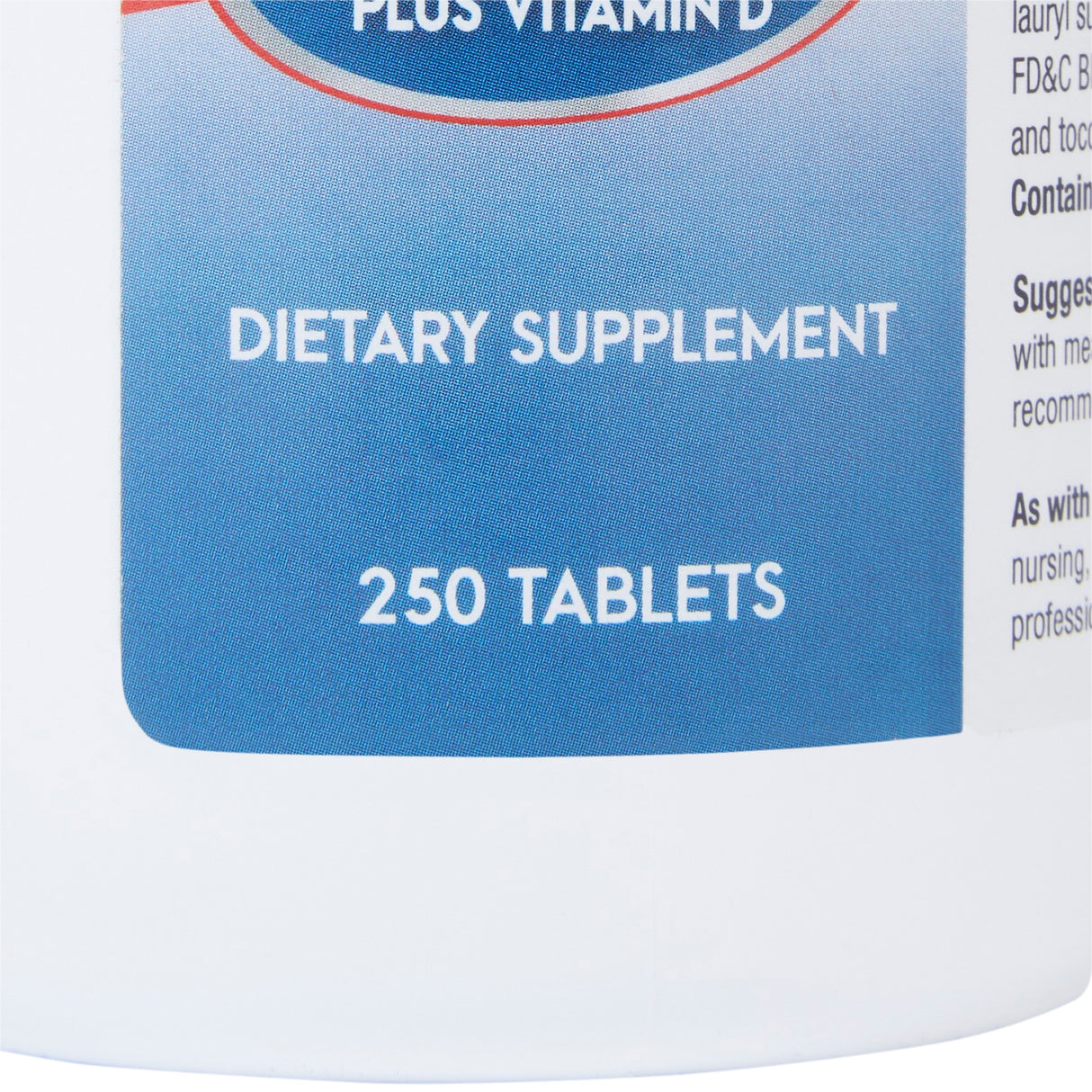 Joint Health Supplement Geri-Care Oyster Shell 200 IU - 500 mg Strength Tablet 250 per Bottle