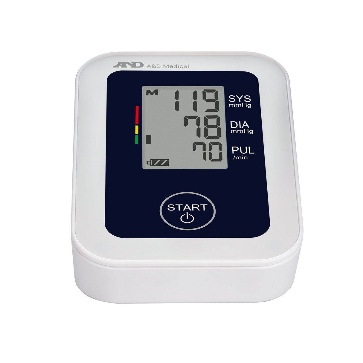 Home Automatic Digital Blood Pressure Monitor A&D Medical Wide Range Nylon Cuff 22 - 42 cm Desk Model