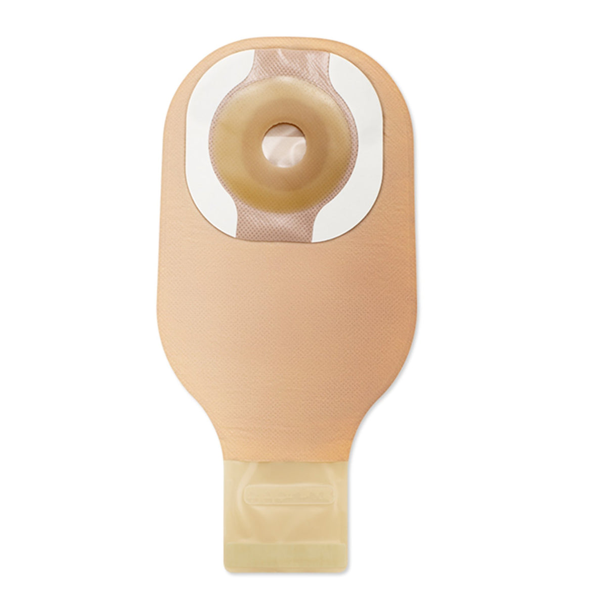 Ostomy Pouch Premier One-Piece System 12 Inch Length Flat, Pre-Cut 1-3/16 Inch Stoma Drainable
