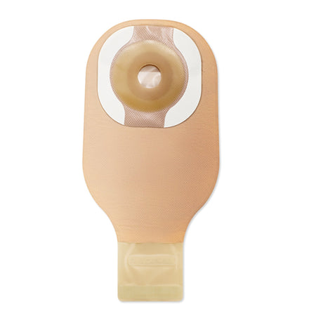 Ostomy Pouch Premier One-Piece System 12 Inch Length Flat, Pre-Cut 1-3/16 Inch Stoma Drainable