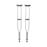 Underarm Crutches McKesson Tall Adult 5 Foot 10 Inch to 6 Foot 6 Inch User Height Aluminum Frame 350 lbs. Weight Capacity