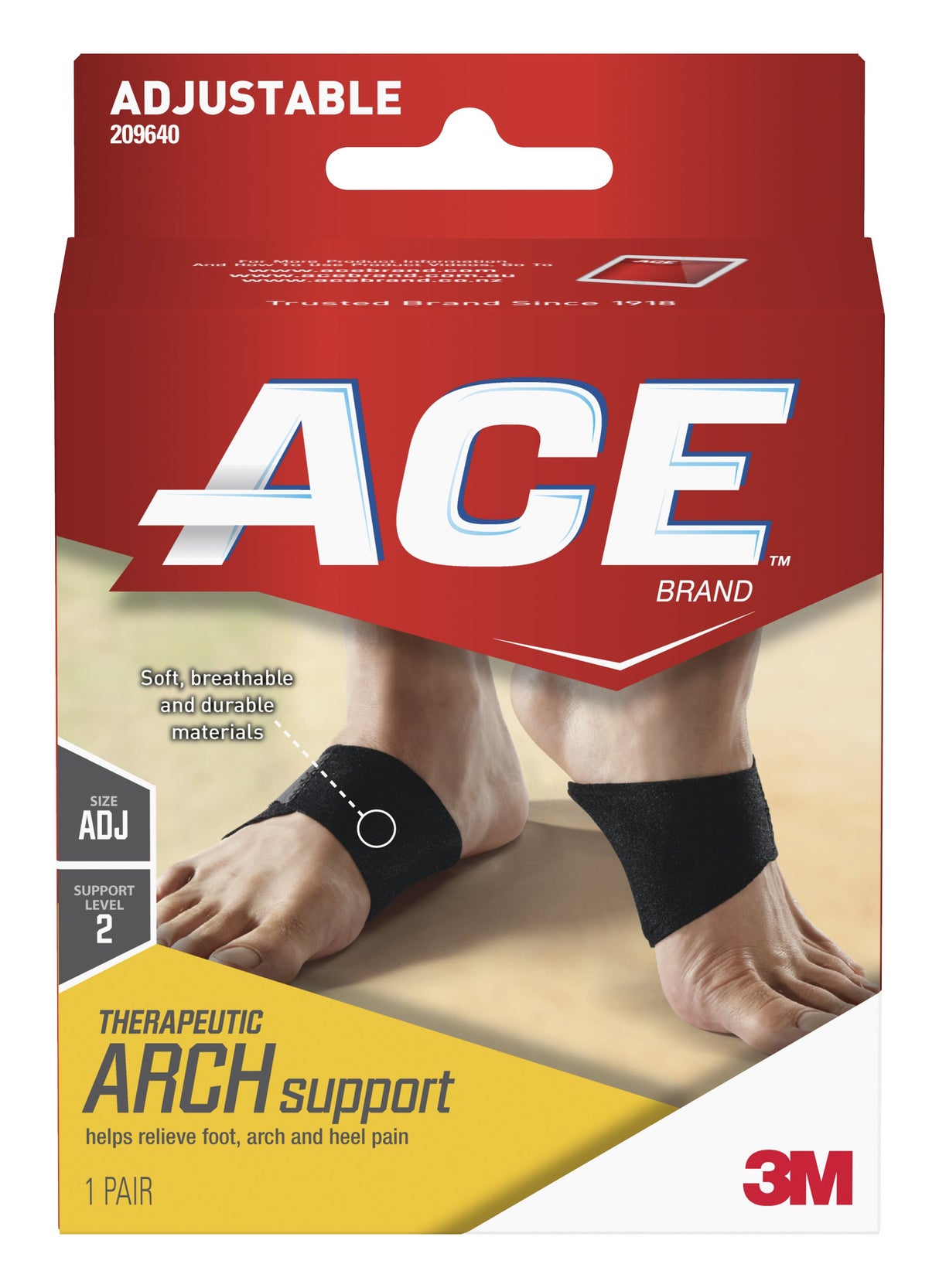 Arch Support 3M Ace Therapeutic Black