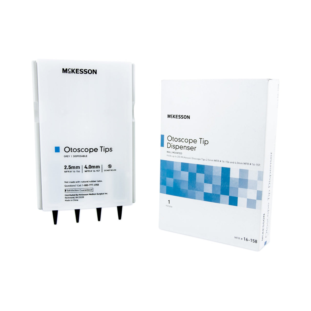 Specula Dispenser McKesson White Plastic Wall Mount