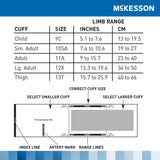 Aneroid Sphygmomanometer Unit McKesson Brand Adult Cuff Nylon Cuff 23 - 40 cm Pocket Aneroid