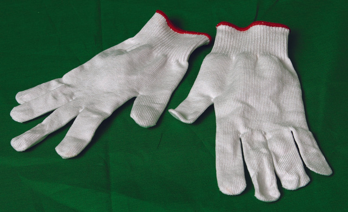 Cut Resistant Glove Liner Flex-Gard Full-Finger HDPE / Spandex White Large