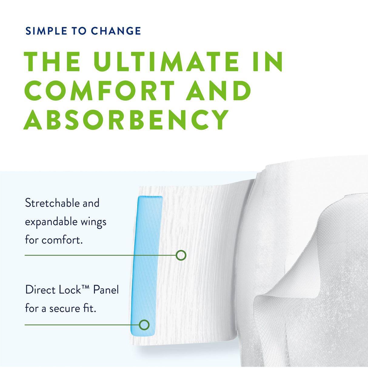 Unisex Adult Incontinence Brief Prevail Per-Fit 360 Size 1 / Medium Disposable Heavy Absorbency