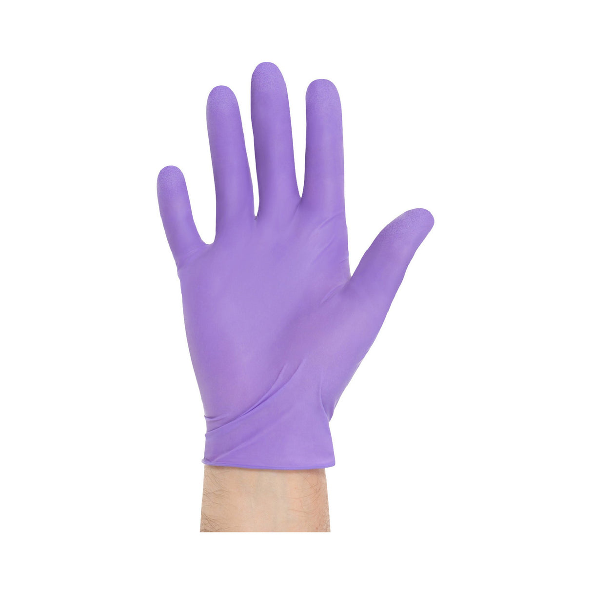 Exam Glove Purple Nitrile-Xtra X-Large NonSterile Nitrile Extended Cuff Length Textured Fingertips Purple Chemo Tested