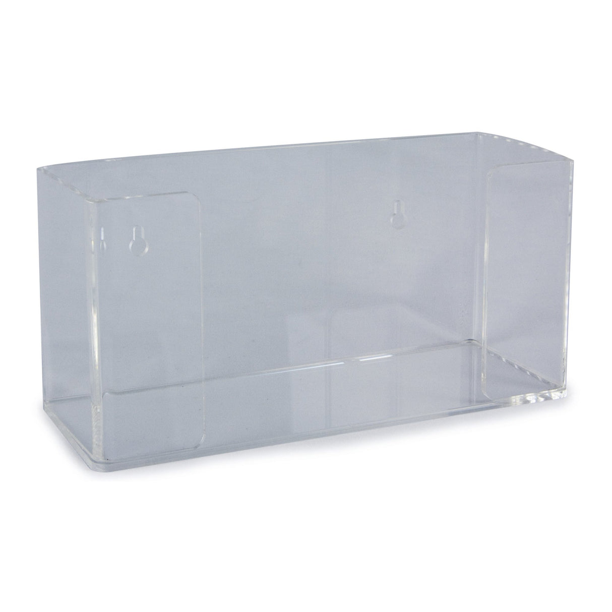 Glove Box Holder McKesson Horizontal Mounted 1-Box Capacity Clear 4 X 6.5 X 10.5 Inch Plastic