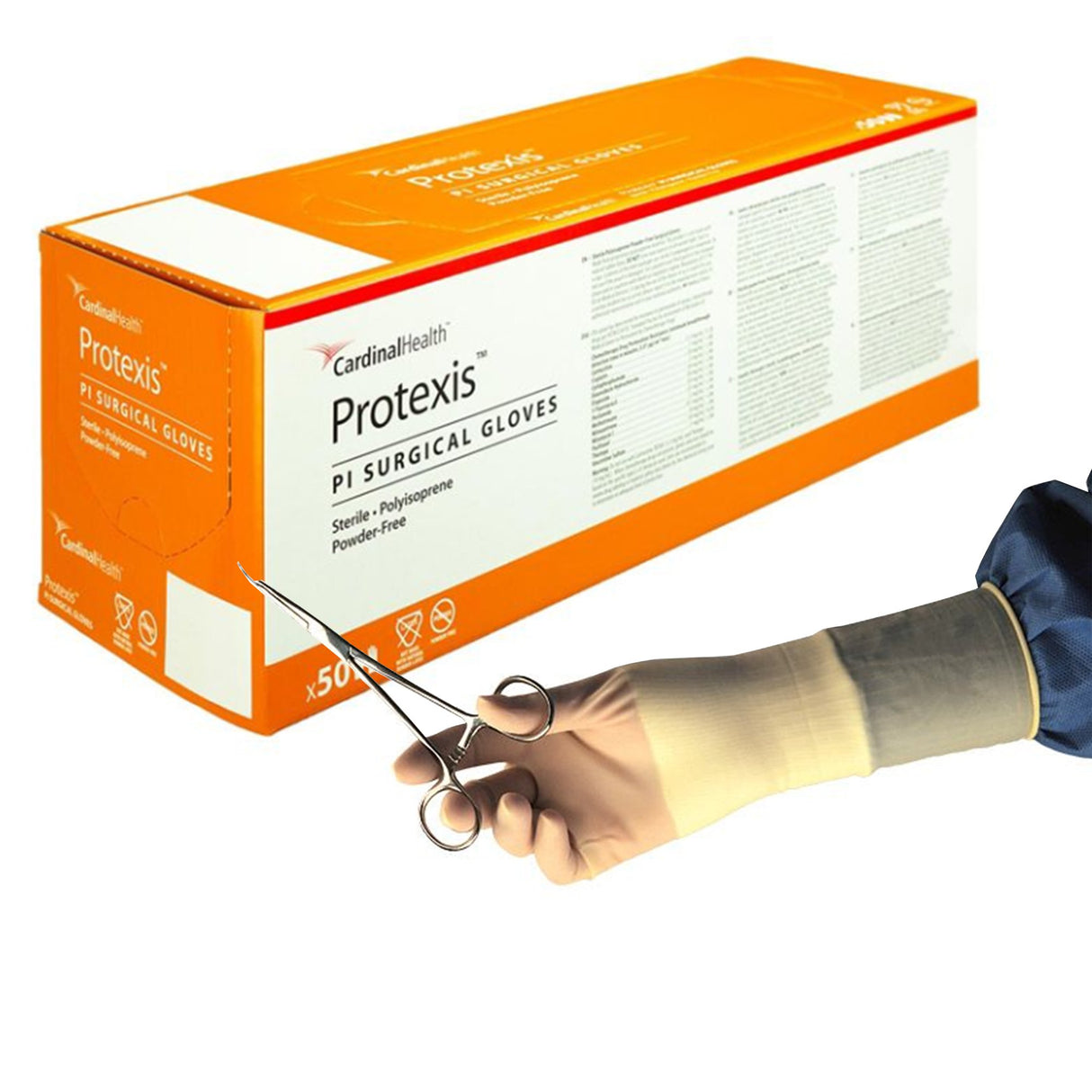 Surgical Glove Protexis PI Size 9 Sterile Polyisoprene Standard Cuff Length Smooth Ivory Chemo Tested