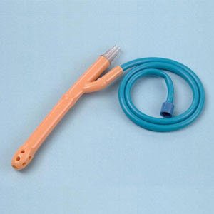Enema Tip Miller Air Contrast Tips 5/16 Inch, Silicone Colon Examination