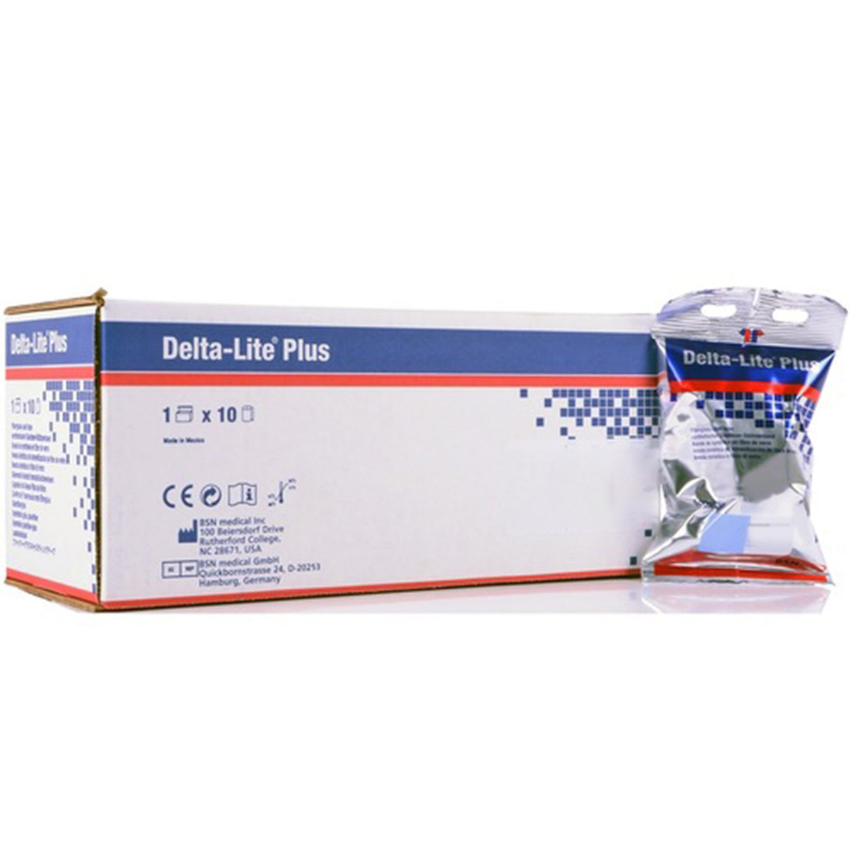 Cast Tape Delta-Lite Plus 2 Inch X 12 Foot Fiberglass / Resin Light Blue