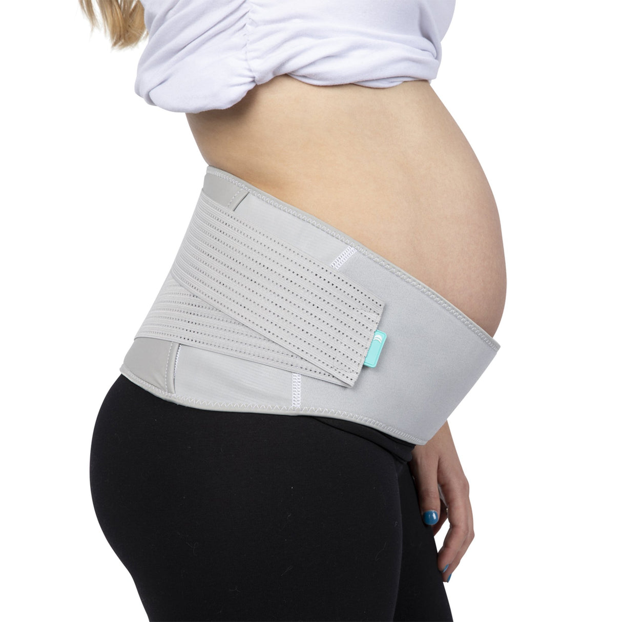 Maternity Support Belt NINER Premium Medium Hook and Loop Closure 32 to 40 Inch Under Belly Circumference / 4 to 8 Pre-Pregnancy Pant Size Adult