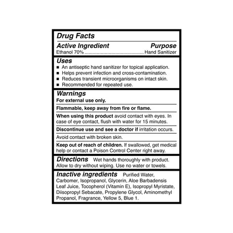 Hand Sanitizer with Aloe McKesson Premium 4 oz. Ethyl Alcohol Gel Bottle