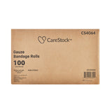 Fluff Dressing CareStock 4-1/2 Inch X 4-1/10 Yard 6-Ply NonSterile 100 per Case