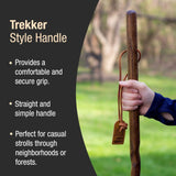 Walking Stick Brazos Twisted Trekker Wood 55 Inch Height Red Oak