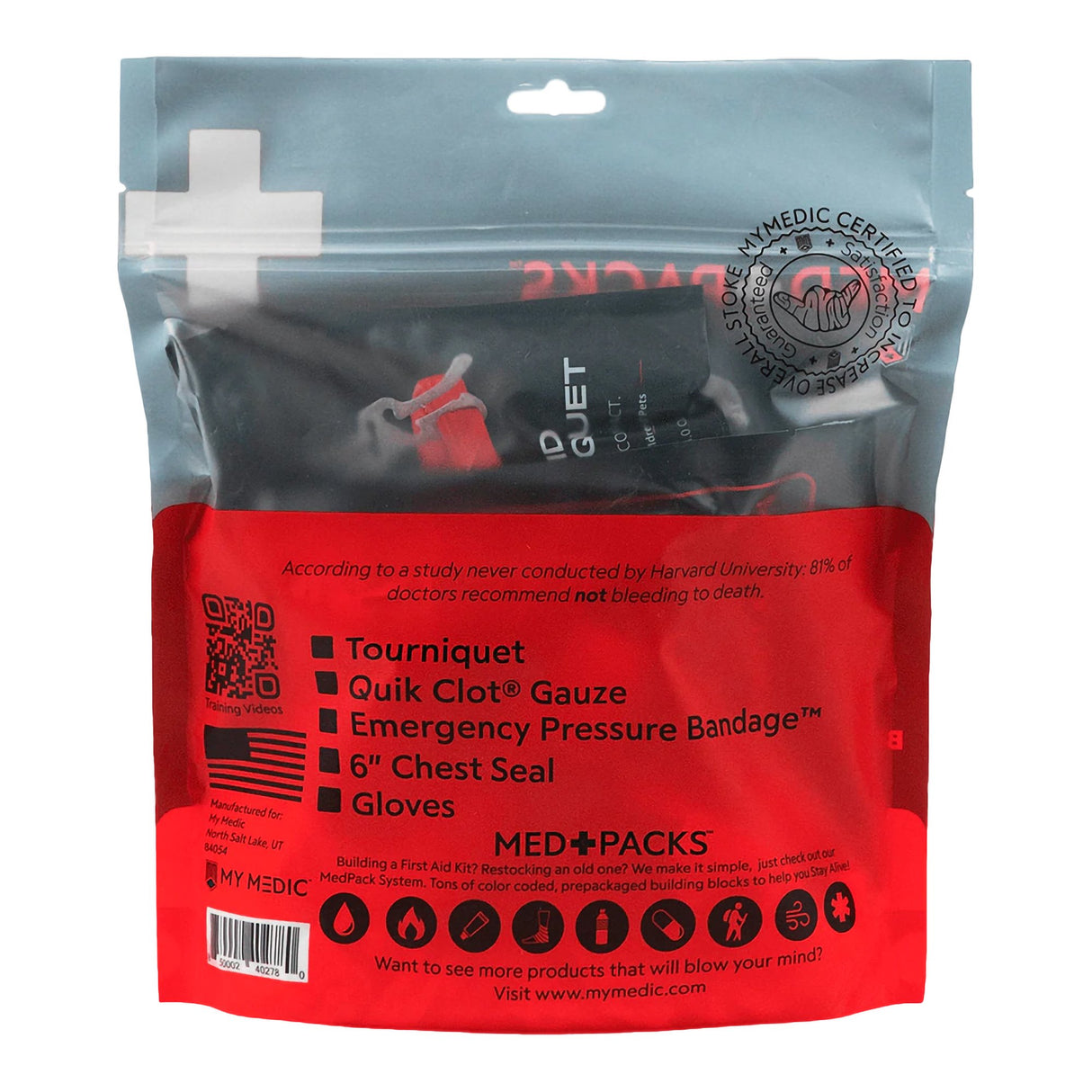 First Aid Kit My Medic MED PACKS Bleed Stopper Plastic Pouch
