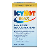 Topical Pain Relief Icy Hot Lidocaine Cream 2.7 oz.