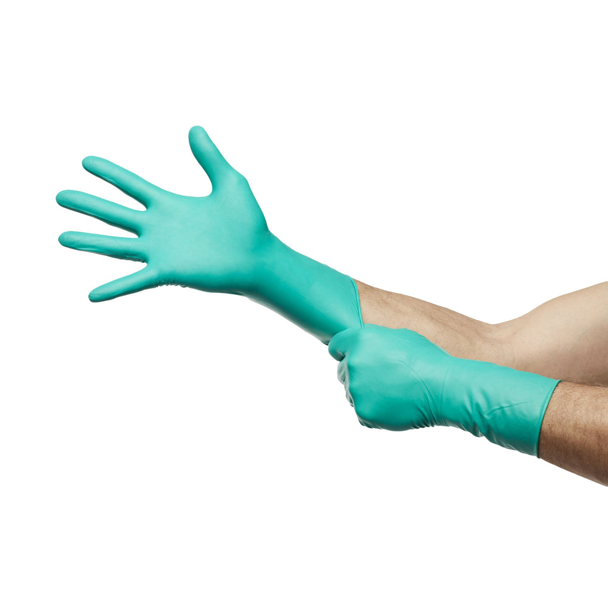 Surgical Glove McKesson Perry Performance Plus Size 7.5 Sterile Polychloroprene Standard Cuff Length Smooth Dark Green Chemo Tested