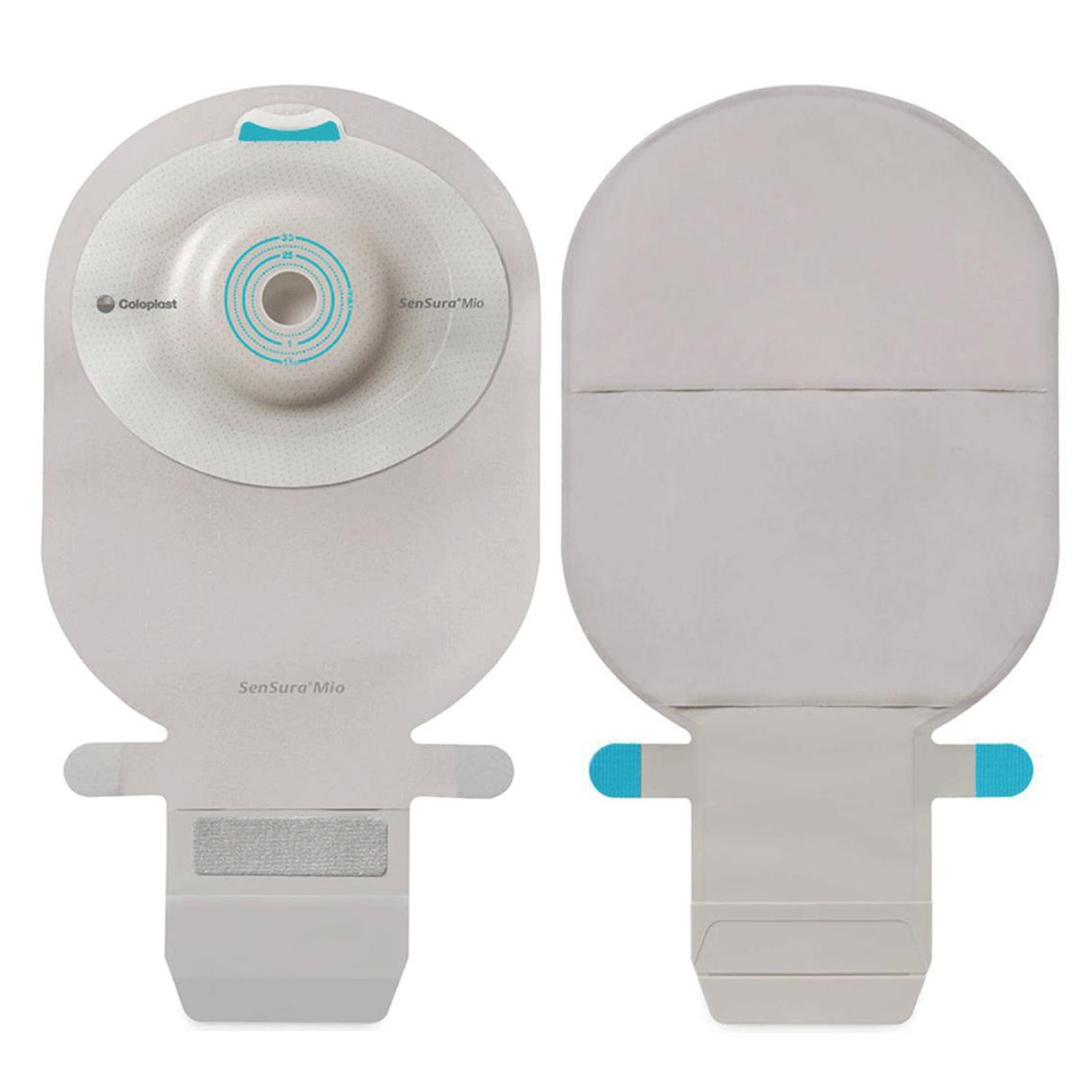 Ostomy Pouch SenSura Mio One-Piece System 11 Inch Length, Maxi Flat, Pre-Cut 1-3/4 Inch Stoma Drainable