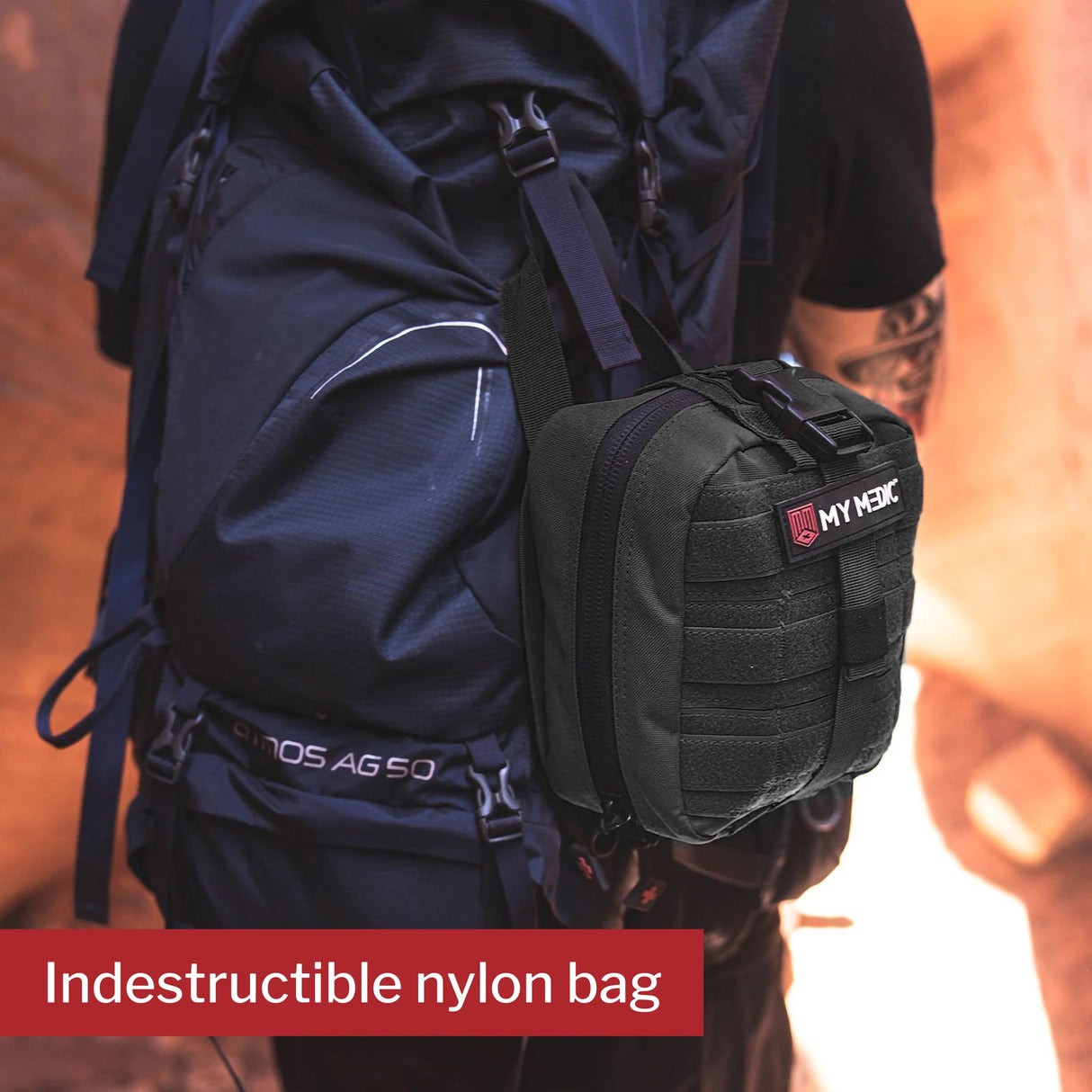 First Aid Kit My Medic MYFAK Pro Black Nylon Bag