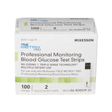 Blood Glucose Test Strips McKesson TRUE METRIX PRO 100 Strips per Pack