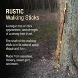 Walking Stick Brazos Free Form Wood 58 Inch Height Hawthorn