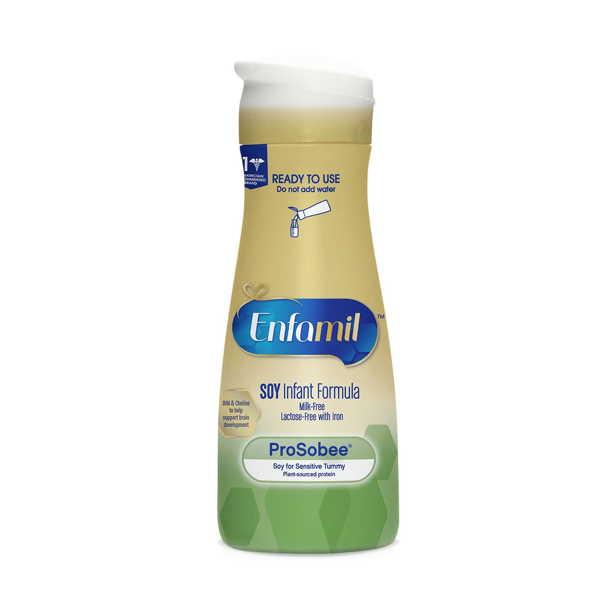 Infant Formula Enfamil ProSobee Unflavored 32 oz. Bottle Liquid Soy Lactose Intolerance