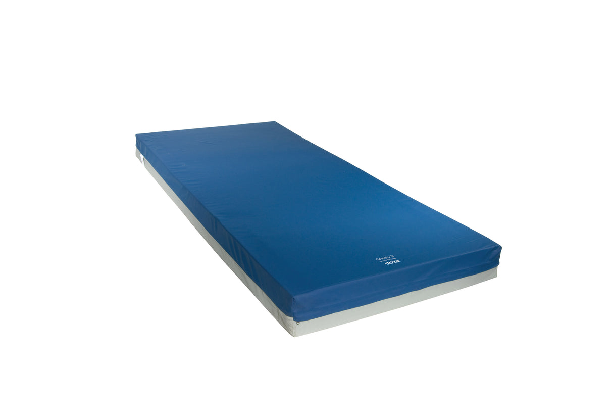 Matelas à redistribution de pression pour soins de longue durée Gravity 7, périmètre surélevé, 84 po