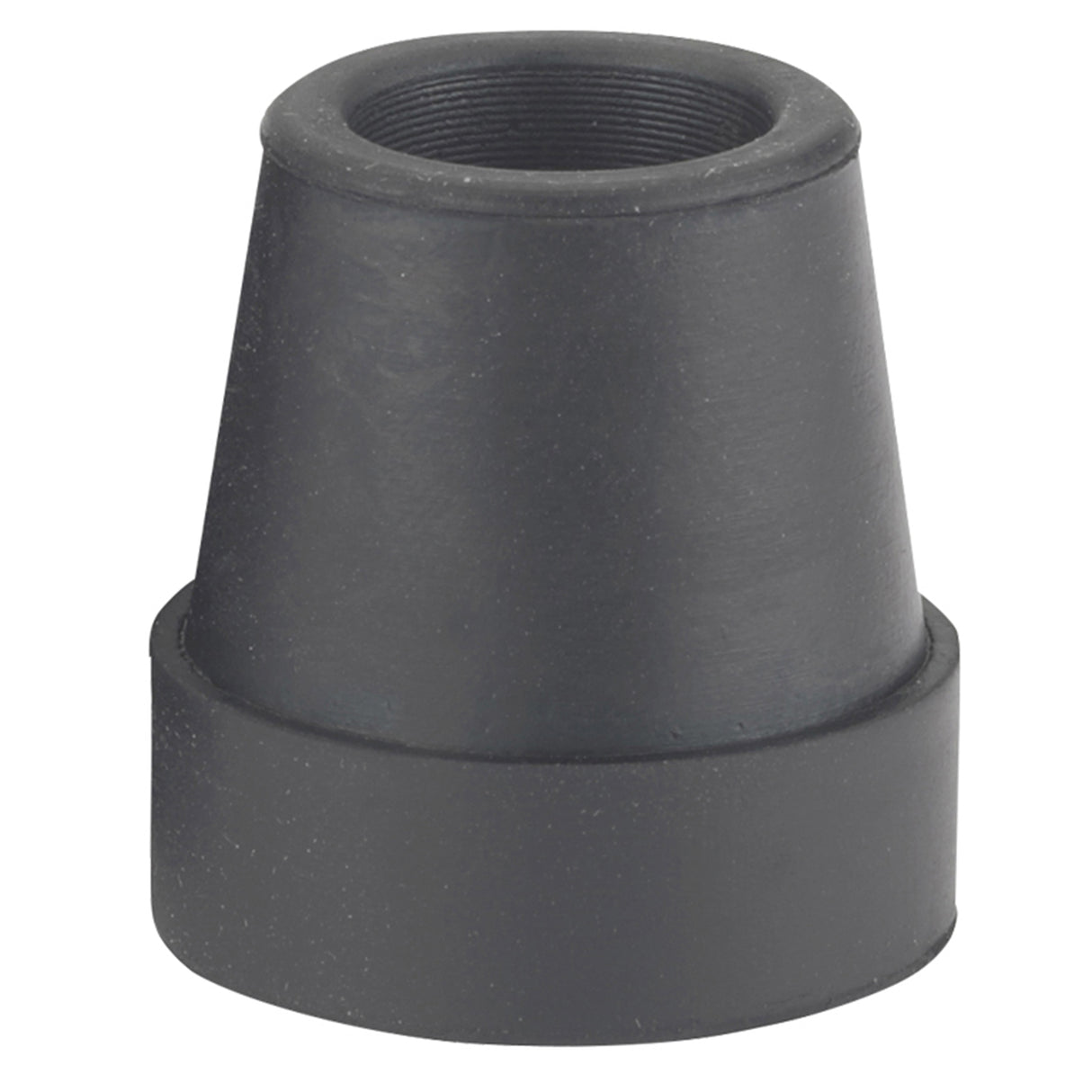 Puntas de bastón cuádruples de base grande, 3/4", color negro