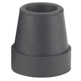 Puntas de bastón cuádruples de base grande, 3/4", color negro