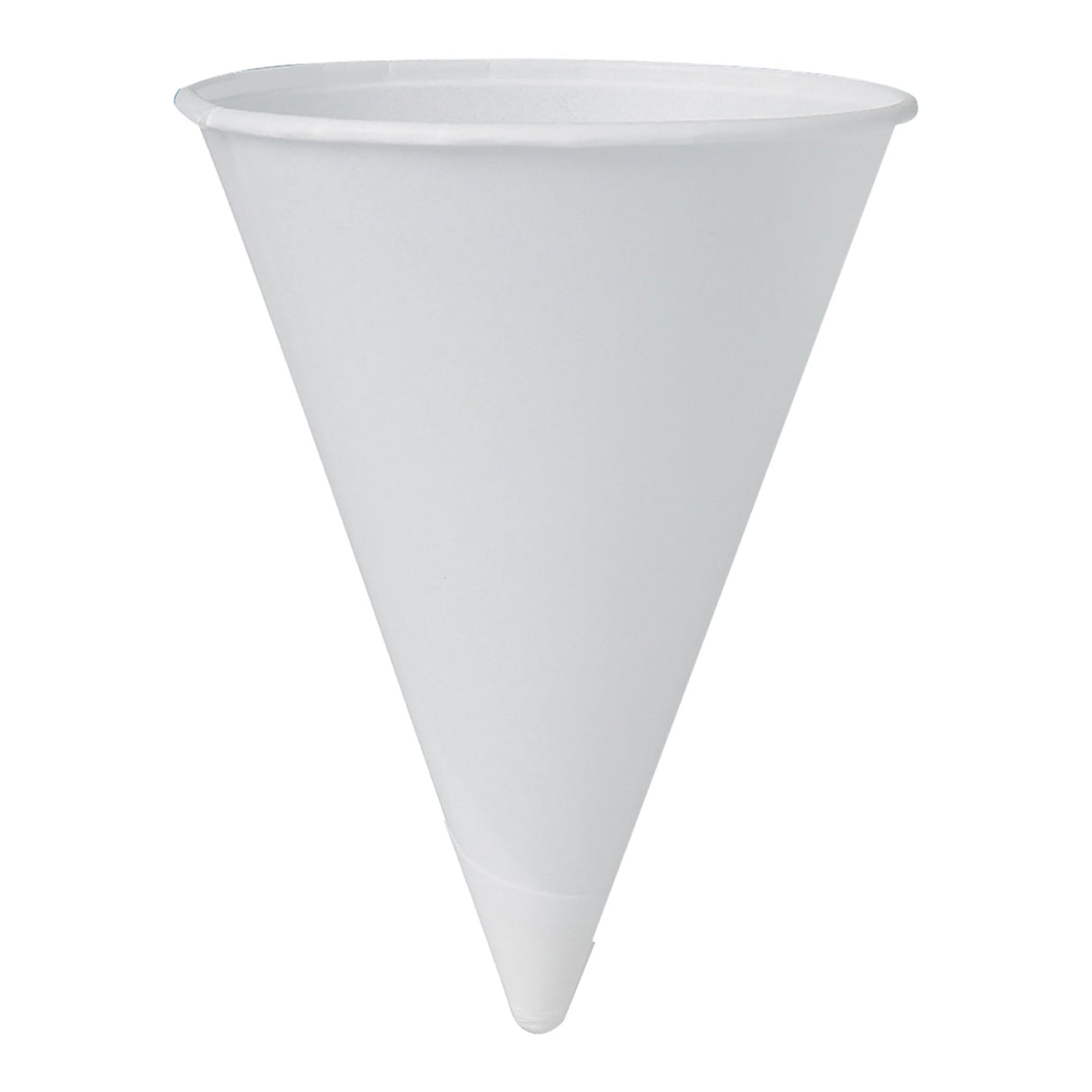Paper Cone Cup Bare 4 oz. White Paper Disposable