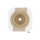 Ostomy Barrier New Image Precut, Standard Wear Adhesive Tape Borders 44 mm Flange Green Code System Flexwear 7/8 Inch Opening