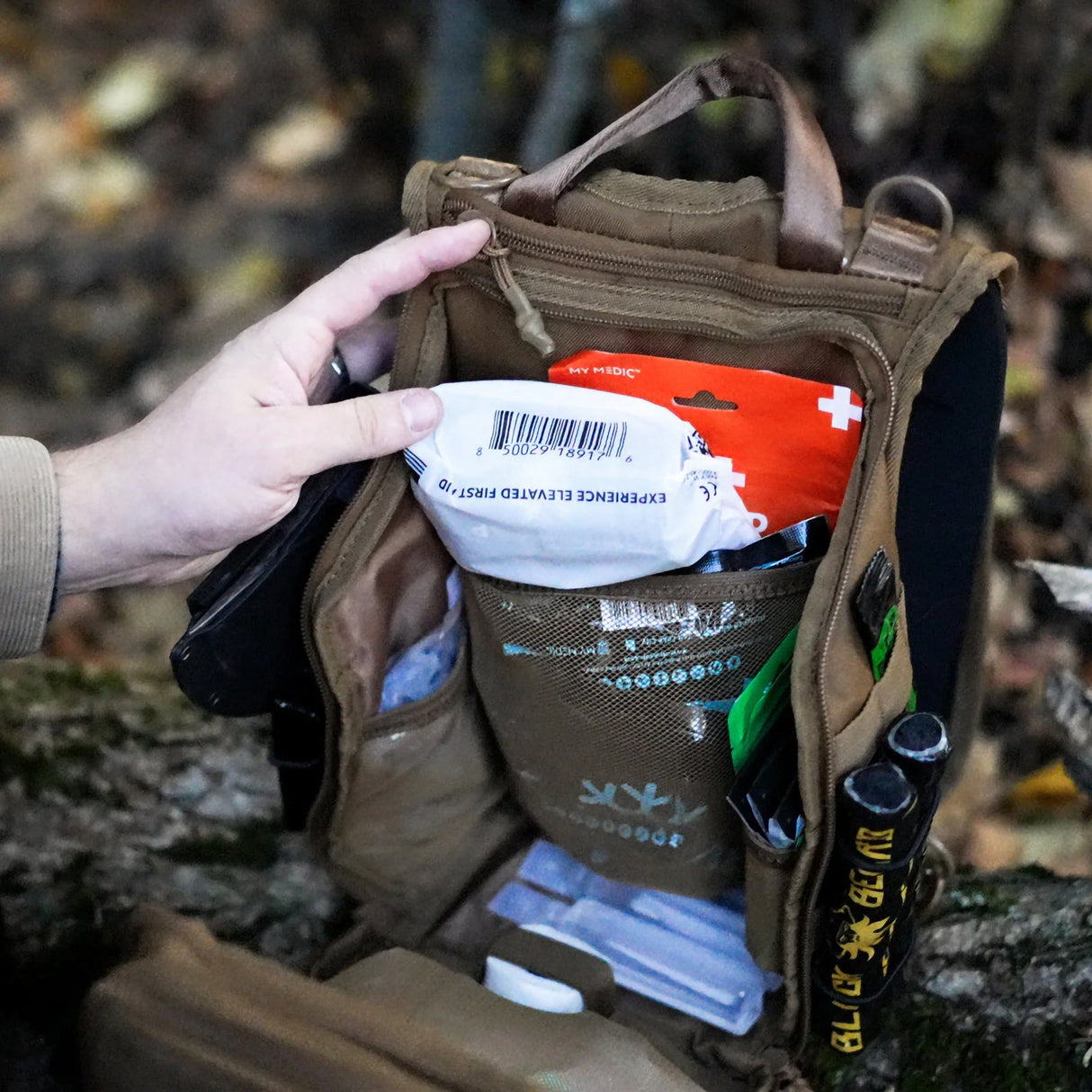 First Aid Kit My Medic The MEDIC Standard 10 Person Gray Standard Backpack