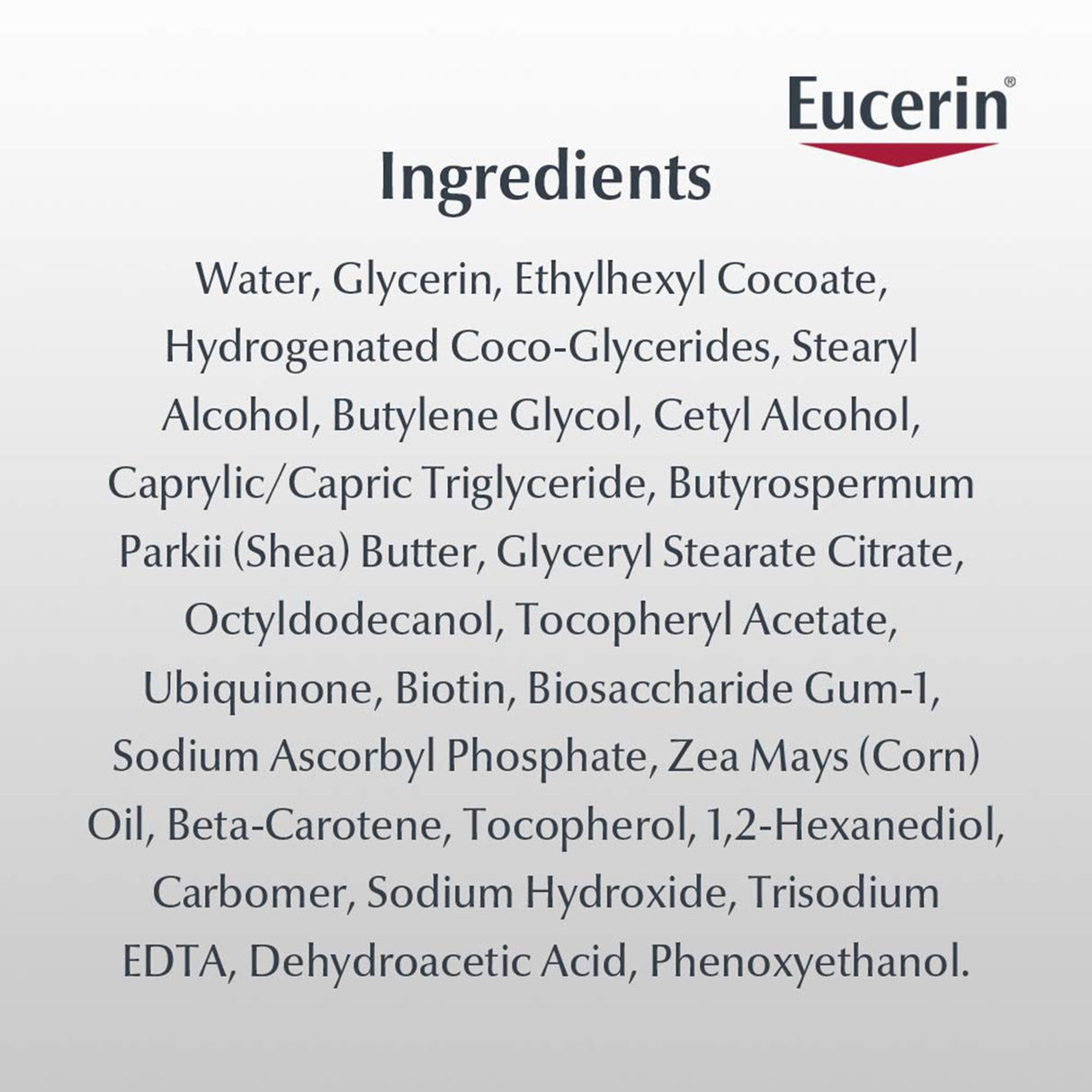Facial Moisturizer Eucerin Q10 Anti-Wrinkle Sensitive Skin 1.7 oz. Jar Unscented Cream