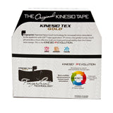 Kinesiology Tape Kinesio Tex Gold FP Black 2 Inch X 34 Yard Cotton NonSterile