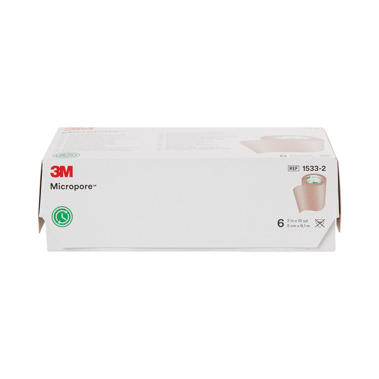 Medical Tape 3M Micropore Tan 2 Inch X 10 Yard Paper NonSterile