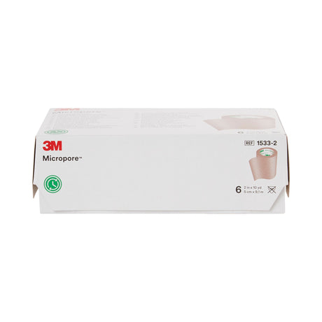 Medical Tape 3M Micropore Tan 2 Inch X 10 Yard Paper NonSterile