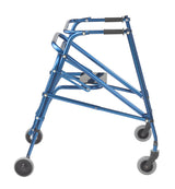 Nimbo 2G Lightweight Posterior Walker with Seat, Large, Knight Blue