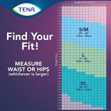 Female Adult Absorbent Underwear TENA Women Super Plus Pull On with Tear Away Seams Small / Medium Disposable Heavy Absorbency